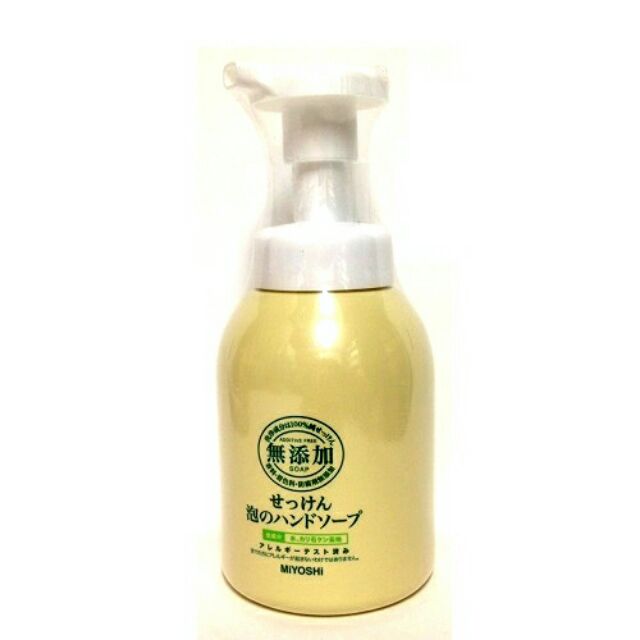 日本 Miyoshi 無添加  泡沫家族 洗手乳 350ml