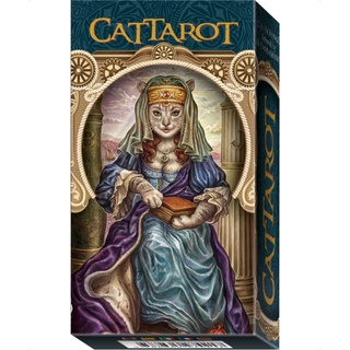 童話貓塔羅,贈中文翻譯｜Cat Tarot,透過貓咪重新詮釋熟知的世界,再次用牠獨特古怪的一面重現這些畫面【左西購物網】