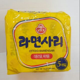 ㊣韓國不倒翁 Q拉麵/純麵條 一袋5入（非素食）