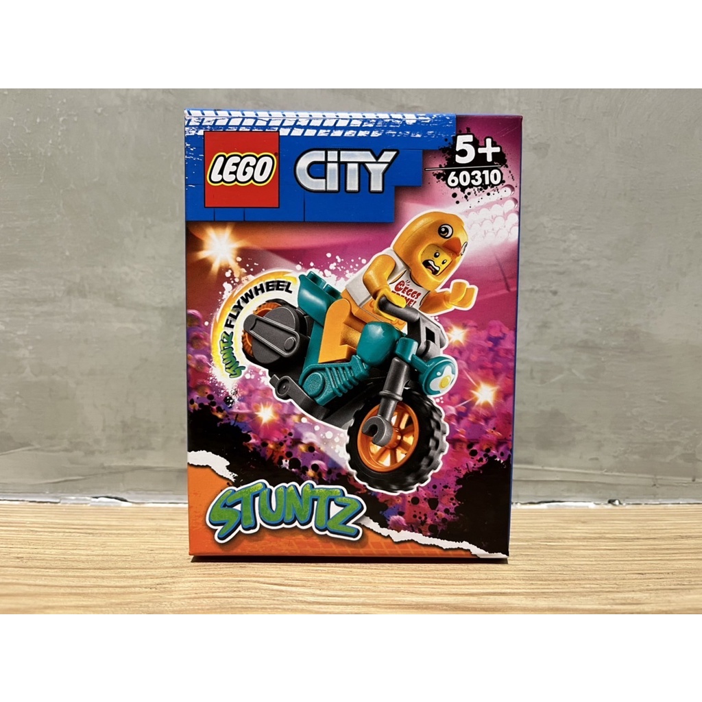 (bear)正版現貨 LEGO 樂高 60310 小雞模特車 樂高城市系列 小雞 特技車 迴力車