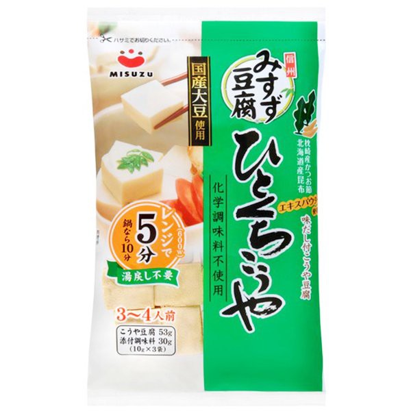MISIZU木棉乾燥豆腐 83G 附調味料   木棉豆腐  乾燥豆腐  常溫豆腐  日本豆腐