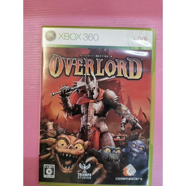 オ 出清價!網路最便宜 XBOX 360 2手原廠遊戲片 霸王 OVERLORD 賣360而已