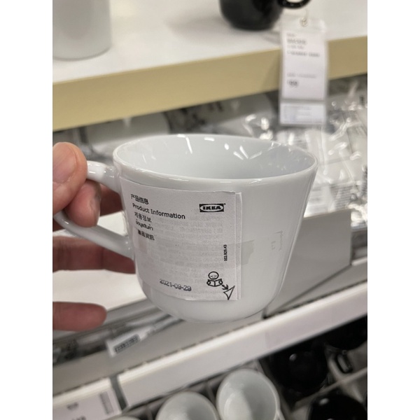 超級IKEA代購-白色24厘升馬克杯/馬克杯/簡約水杯