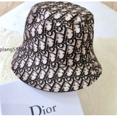 Fun 代購 法國代購dior 迪奧19新款女士雙面老花漁夫帽遮陽帽多色明星同款 蝦皮購物