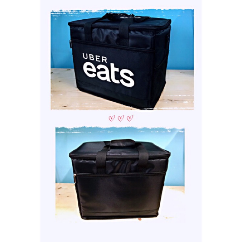 Ubereats 26l 有字款logo 防水拉鍊保溫袋保溫箱外送提袋非官方小包小箱小袋非熊貓 蝦皮購物