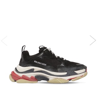 巴黎世家 Balenciaga Triple S 老爹鞋 黑紅