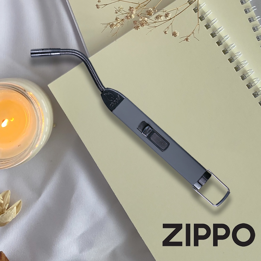 ZIPPO 充氣型彈性可彎式多功能點火槍(黑色) 丁烷瓦斯 蠟燭 香薰蠟燭 香氛蠟燭 充氣型  配件耗材 121623