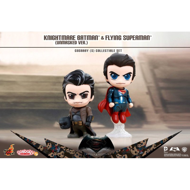 ✨限定✨【詠揚模型玩具店】HotToys COSBABY DC 蝙蝠俠 噩夢蝙蝠俠 超人 雙入組 正義曙光 蝙蝠俠對超人