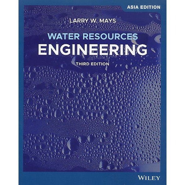 Water Resources Engineering 3/e Mays 9781119590576 蝦皮購物