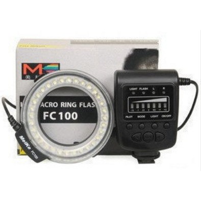 美科FC100環型閃光燈 MEIKE FC-100 LED持續燈導光微距近攝