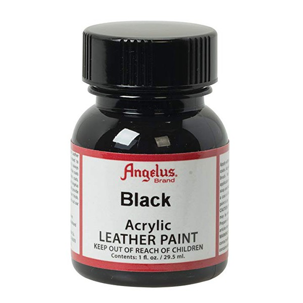 改鞋顏料-黑色Angelus Flexible Acrylic Leather Paint Black