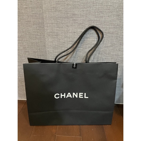 【二手名牌專櫃紙袋】Chanel 精品專櫃提袋 名牌紙袋 正品 飾品紙袋 禮物袋