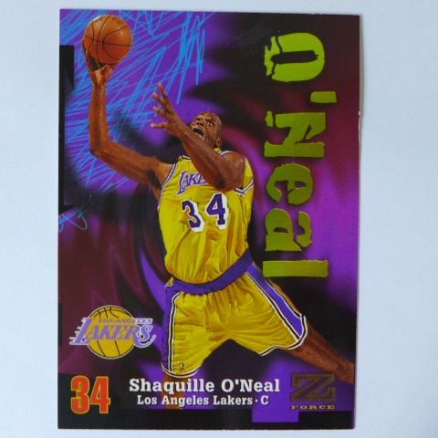~ Shaquille O'Neal ~俠客.大白鯊.歐尼爾 歐布連線 名人堂 1997年Z-Force.NBA球員卡
