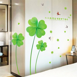 五象設計 壁貼 幸運四葉草 綠色 牆貼 溫馨時尚 家居裝飾 客廳臥室 無痕牆貼