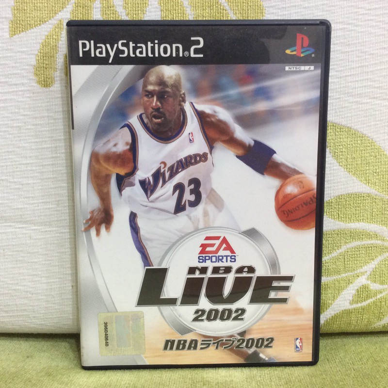 PS2 日版 NBA LIVE 2002 喬丹 封面 EA SPORTS