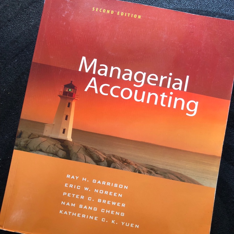 (含解答）管理會計managerial accounting 第二版 2th