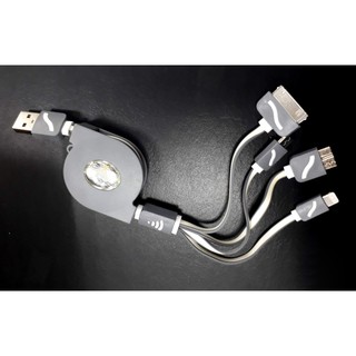 四合一 伸縮 傳輸線 充電線 USB充電線 USB傳輸線