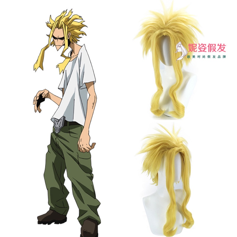 我的英雄學院英雄歐爾麥特八木俊典日常cosplay動漫假發廠家lsii 蝦皮購物