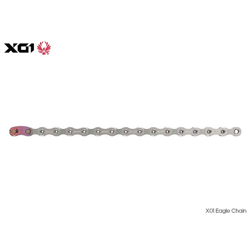 SRAM鏈條 Chains X01 Eagle 月球銀 -石頭單車