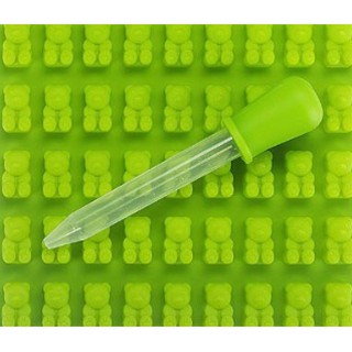50連 小熊軟糖模 巧克力模 冰格模 QQ糖模 DIY 小熊軟糖 小熊糖模 果凍模 可配滴管 矽膠模具 皂模