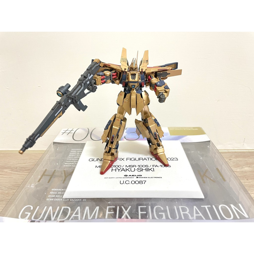 鋼彈 夏亞 百式改 gundam fix figuration GFF 0023 msn-00100 全武裝
