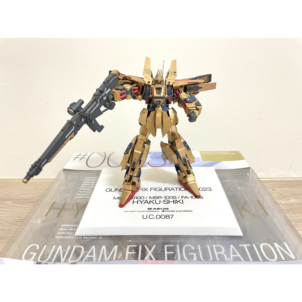 鋼彈夏亞百式改gundam Fix Figuration Gff 0023 Msn 全武裝 蝦皮購物