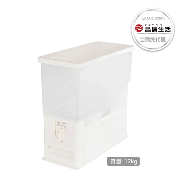 【韓國昌信生活】FRANCO廚房計量儲米桶系列(12kg/ 15kg)