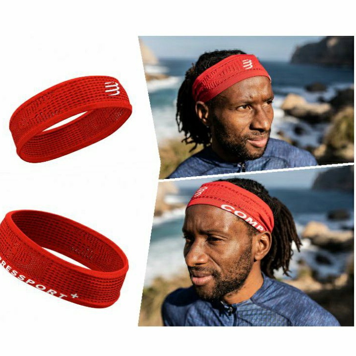 Compressport Sport Thin Headband ON/OFF (Red)