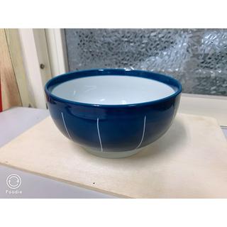 【無敵餐具】日本有田燒藍丼飯碗(17x8.5cm)燒製瓷器/陶祖/日瓷/生魚片丼飯/日式料理【A0373】