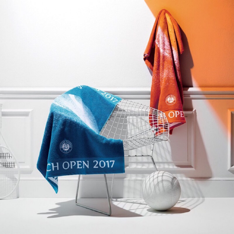 全新正品 法網官方限量紀念商品毛巾背袋 蝦皮購物