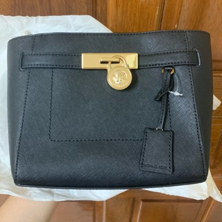 全新-MICHAEL KORS Hamilton 斜背黑色小包