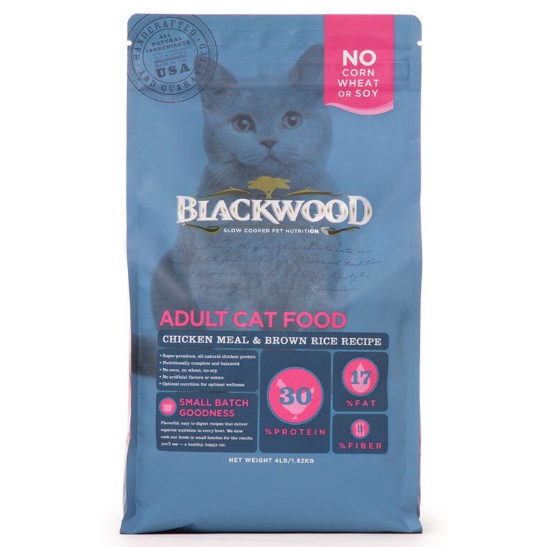 柏萊富 Blackwood 貓飼料 特調成貓亮毛配方 雞肉+糙米