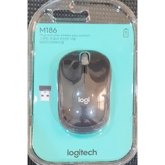 【Logitech羅技】M186無線滑鼠(原價499，特價300)