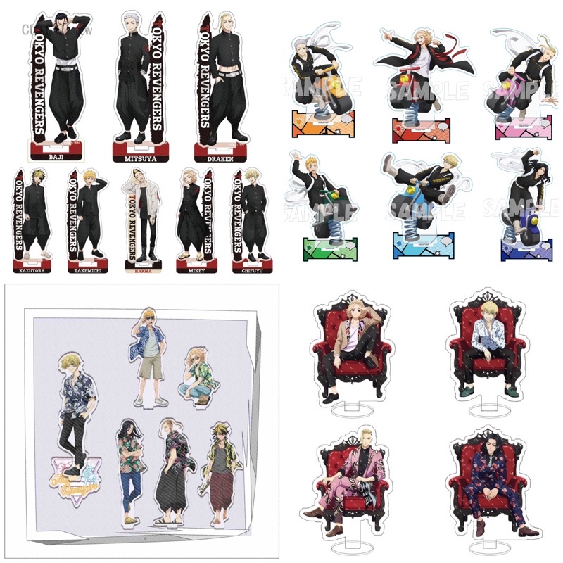 ⚡️J⚡️（現貨）東京復仇者 椅子款 人形立牌 動漫週邊 萬次郎Mikey 龍宮寺間 松野千冬 場地