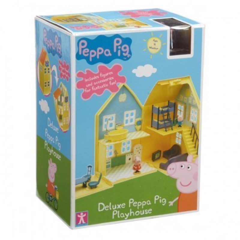 玳玳的玩具店 Peppa Pig 粉紅豬小妹場景组 佩佩豬 粉紅豬小妹豪華房屋組