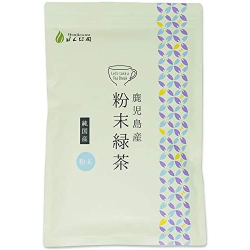 日本產 鹿兒島 綠茶粉 220g 日本茶 煎茶 Honjien tea【天力日本代購】