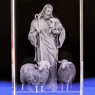創意水晶球 3D水晶 內雕K9水晶 3D財神 水晶內雕武聖關羽 耶穌 牧羊基督教 天主教水晶 附發票 臺灣出貨