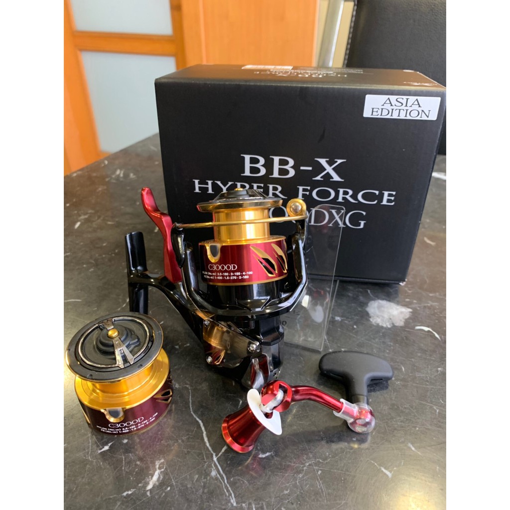 Shimano 19年hyper Force 海波亞洲限量版雙線杯捲線器c3000dxg C3000dxg S 蝦皮購物