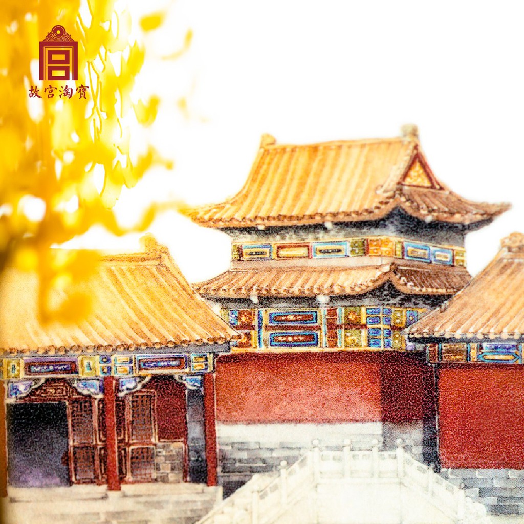 故宮文創 博物院文創手繪紫禁城建筑美紋紙和紙手帳膠帶禮物女 蝦皮購物