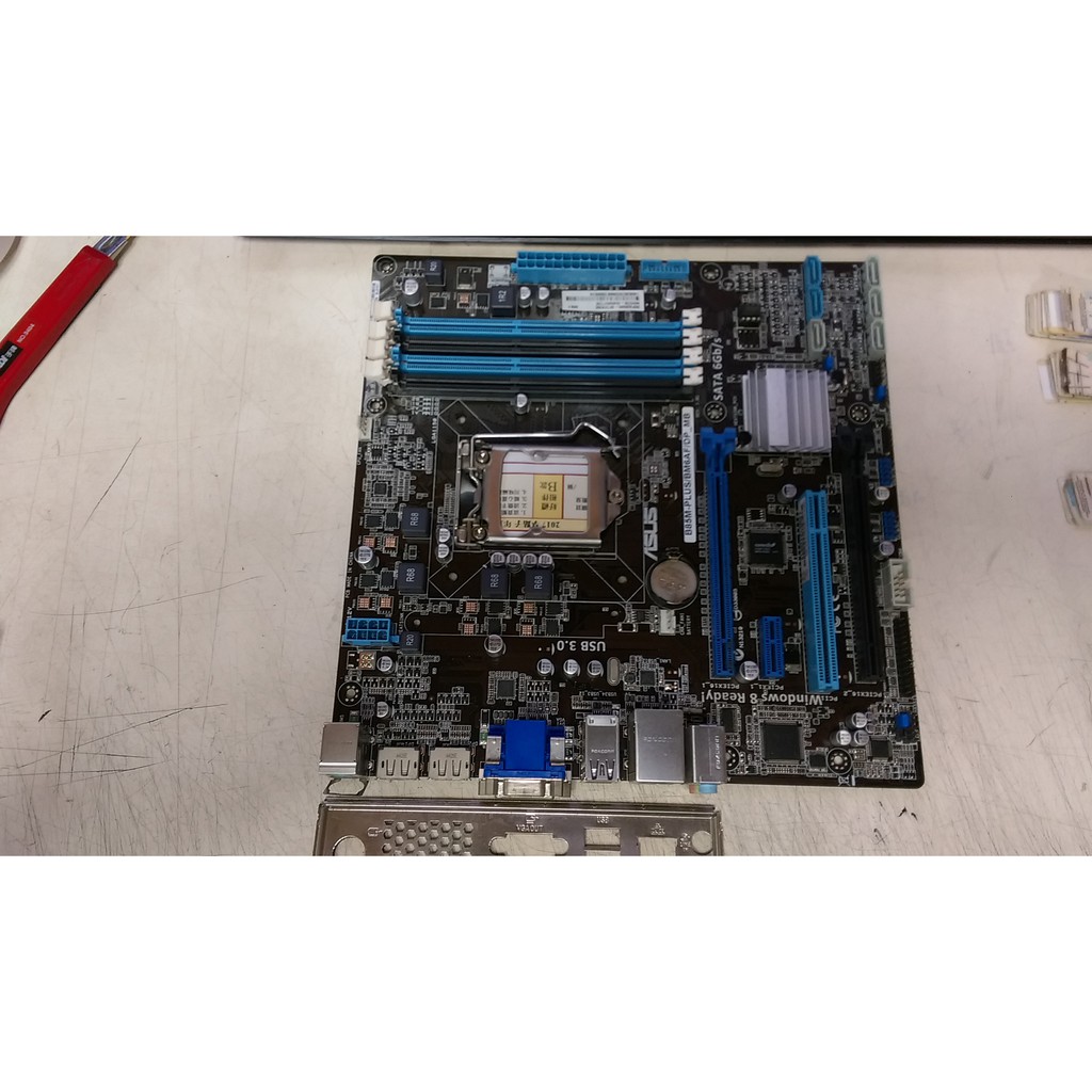 ASUS  B85M-PLUS/BM6AF/DP_MB /1150/DDR3/含檔板 中古良品