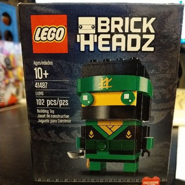 樂高41487  Brickheadz Ninjago Lloyd拆盒復原