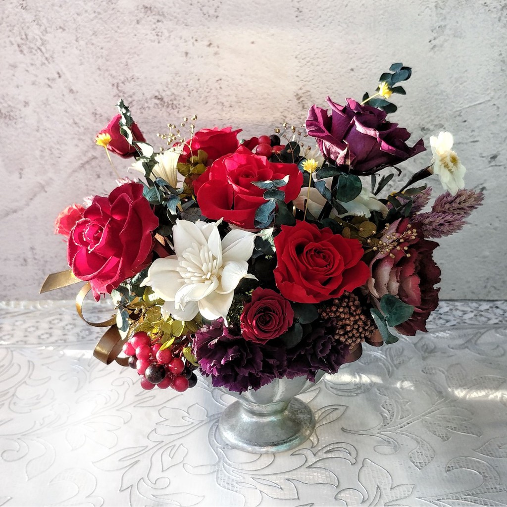 ღ永恆花事ღ 玄關霸氣不凋花永生桌花空間佈置生日禮物教師節禮物母親節禮物精巧永生花材製作 蝦皮購物