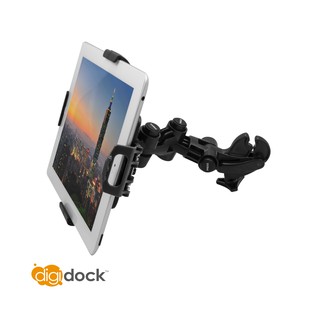 【迪克車架】 金屬臂汽車用頭枕平板支架CAR Cradle Holder Mount(CR-3901HM)