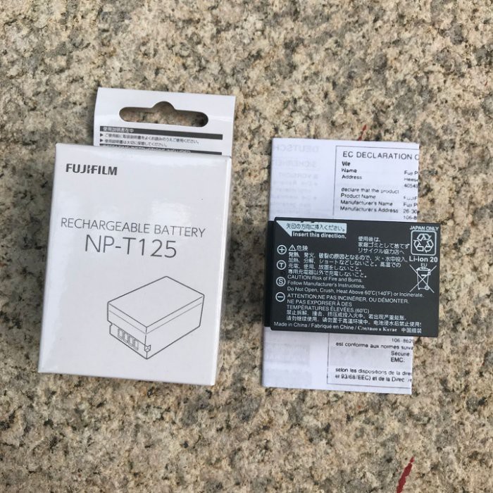 【攝影達人】富士NP-T125電池 Fujifilm GFX50S GFX50R 相機電池