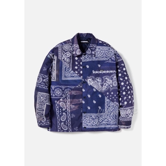 NEIGHBORHOOD 21aw BANDANA/EC-CREW.LS Neighborhood Bandana Chopped