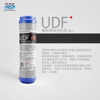 【怡康淨水】10吋UDF椰殼活性碳濾心《超取最多12支》