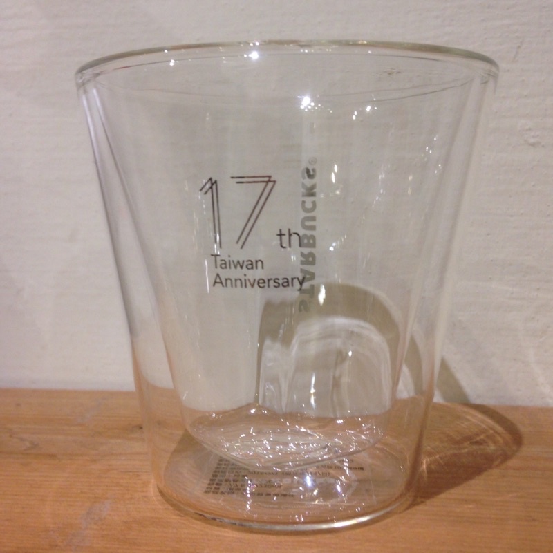 （全新未使用過）Starbucks 星巴克｜17週年愛心雙層玻璃杯