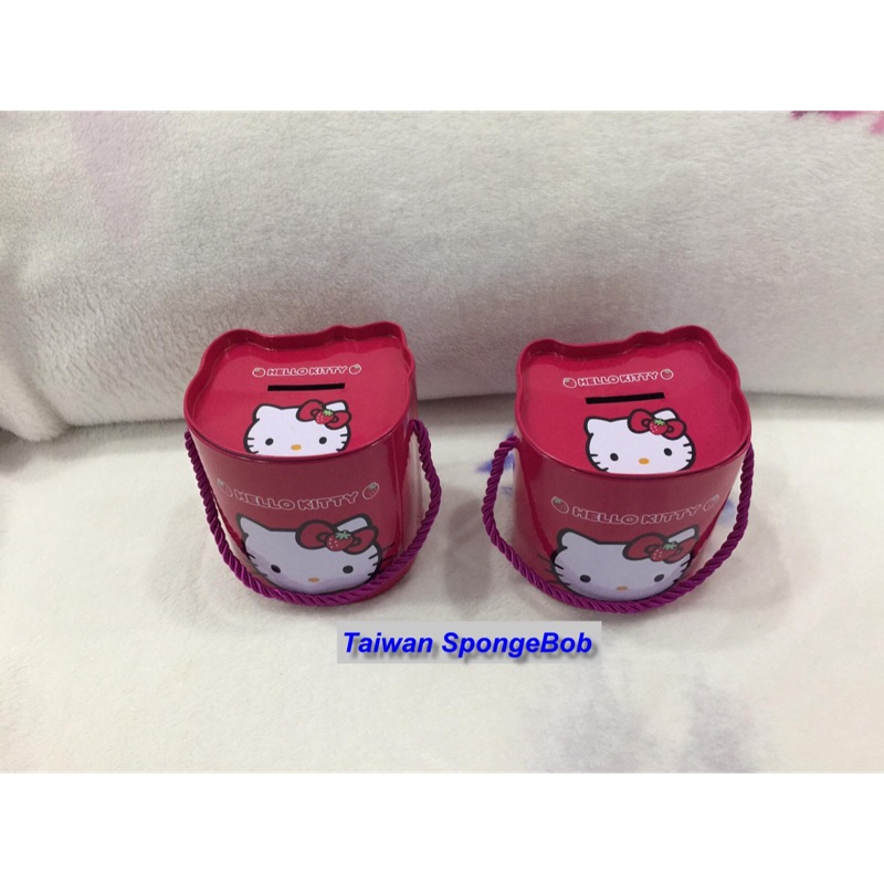Hello Kitty 凱蒂貓 存錢筒 馬口鐵盒 趣味禮品盒 糖果盒 飾品盒 置物小盒