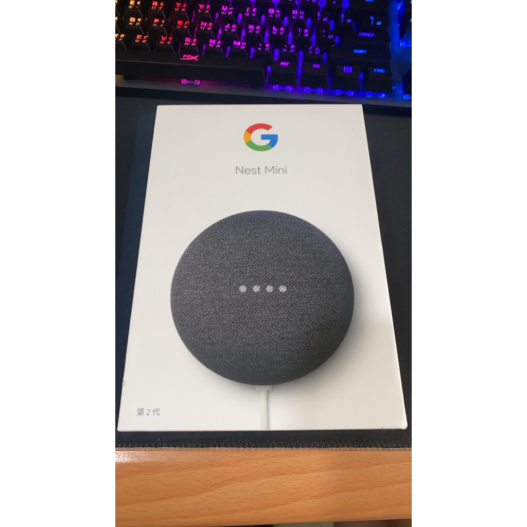 9.9成新盒裝 Google Nest Mini 2代 智慧音箱 語音助理 藍芽音響 Google Home 可聲控支援