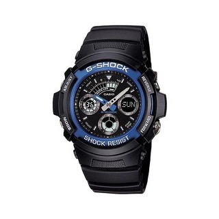 【CASIO】CASIO卡西歐G-SHOCK 防水200米 雙顯電子錶 AW-591-2A 台灣公司貨保固一年